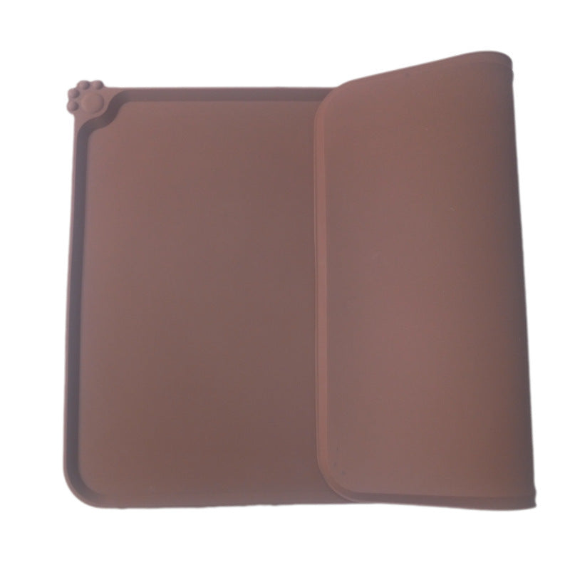 Waterproof Pet Mat For Dogs And Cats Pure Color Silicone Pet Food Mat - Nestkin Store