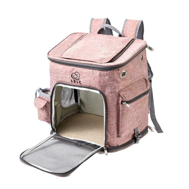 Transparent Portable Cat Backpack Pet Bag - Nestkin Store