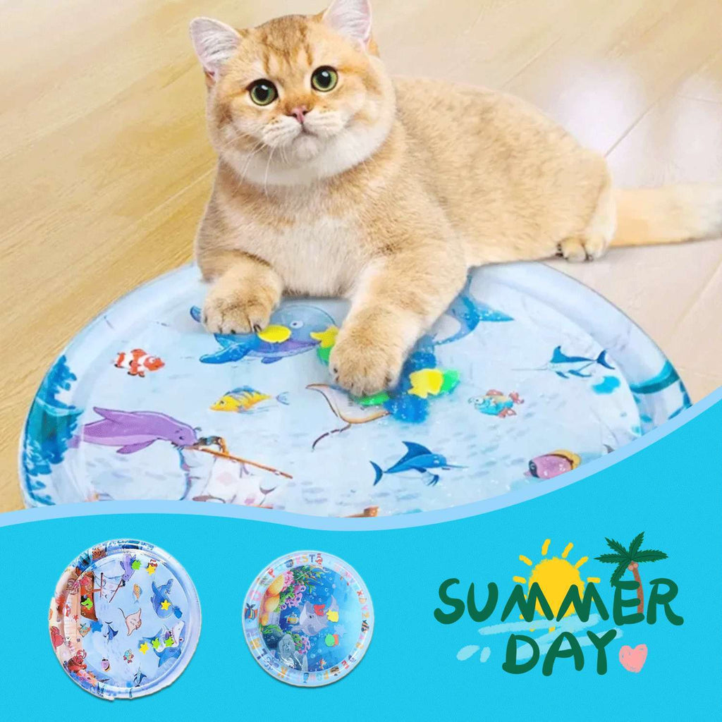 Summer Cooling Pet Water Bed Cushion Ice Pad Dog Sleeping Square Mat For Puppy Dogs Cats Pet Kennel Cool Cold - Nestkin Store