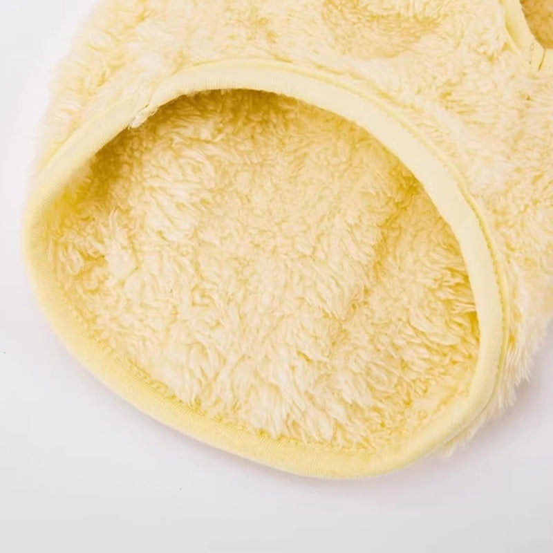 Autumn And Winter Dog Clothes Can Pull Simple Solid Color Two-legged Down Jacket Cat Warm Vest Pet Clothing - Nestkin Store