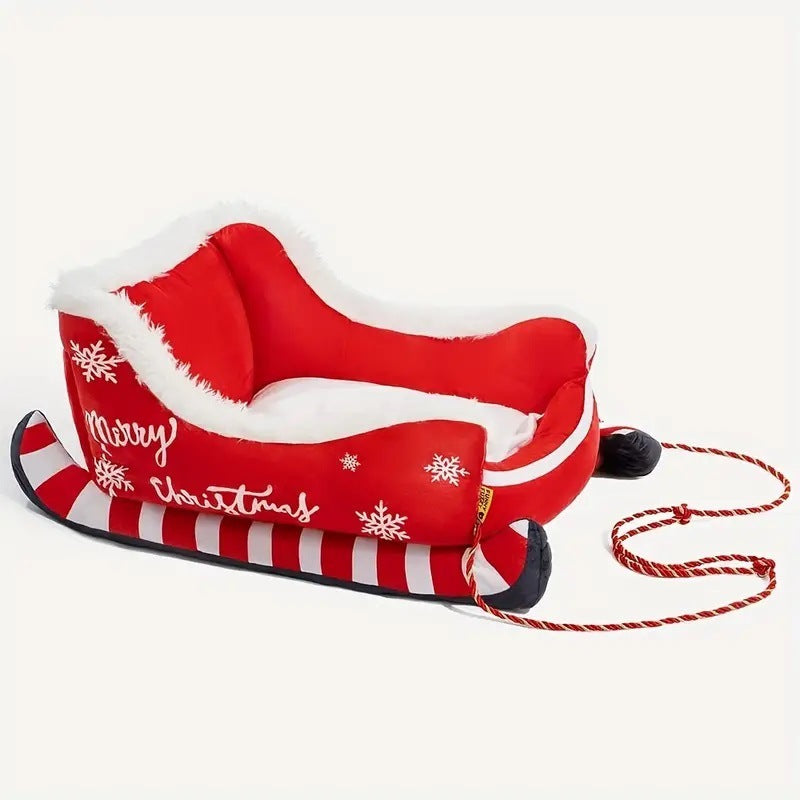 Christmas Sled Kennel Pet Bed - Nestkin Store