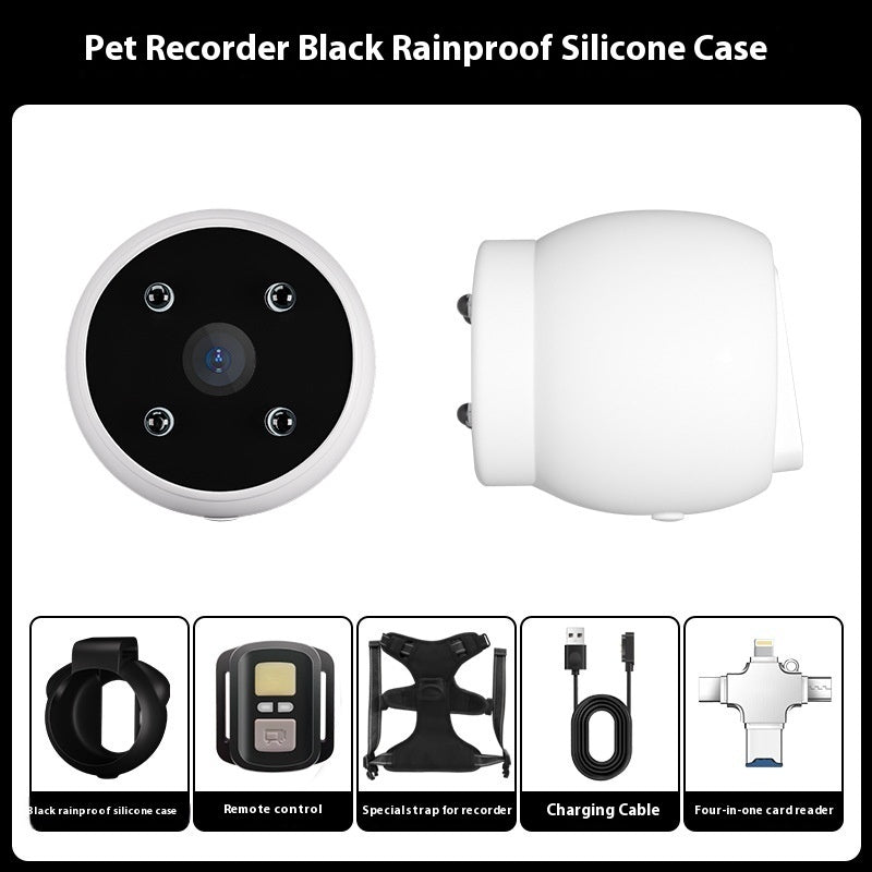 Pets Recorder Pet Tracker Collar Dogs And Cats Viewing Angle Motion Recording Camera Action Camera With Video Records Cat Collars Camera Sport Pet Products - Nestkin Store