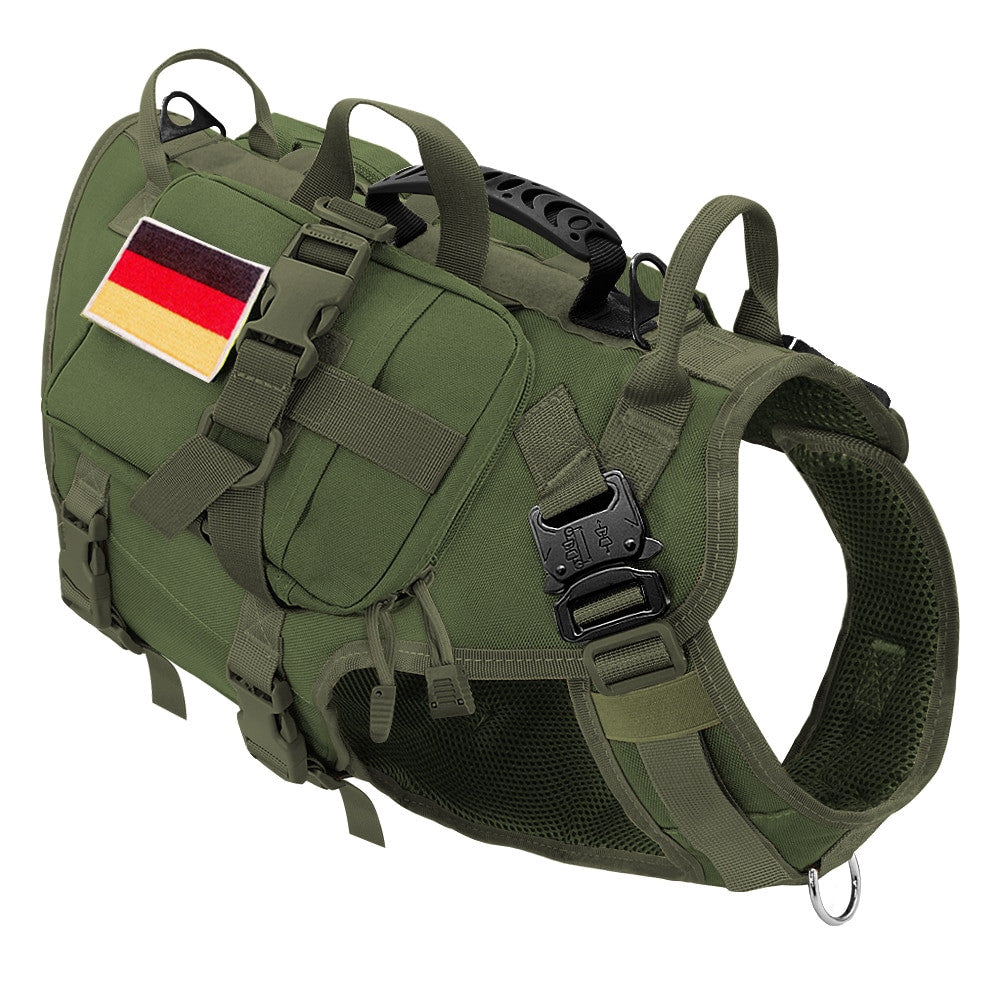 Tactical Dog Harness Military No Pull Pet Harness Vest