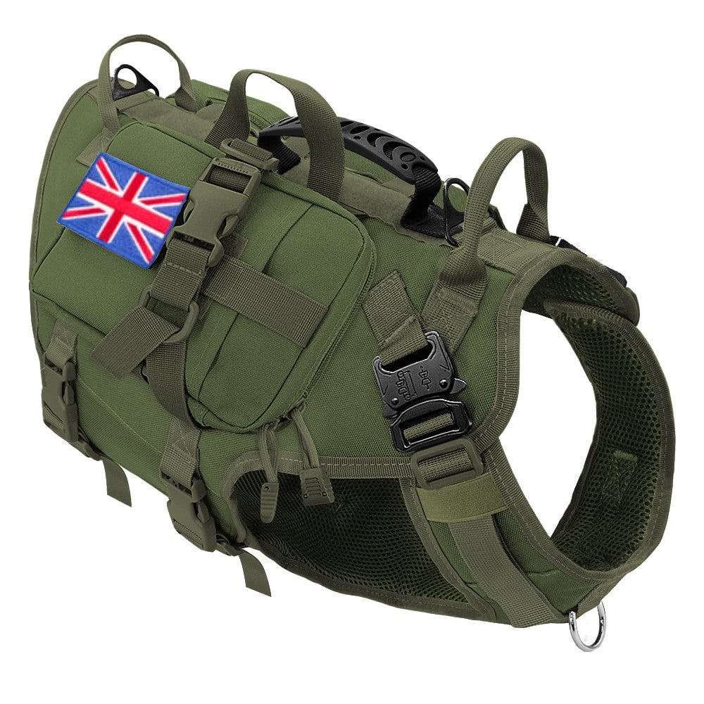 Tactical Dog Harness Military No Pull Pet Harness Vest