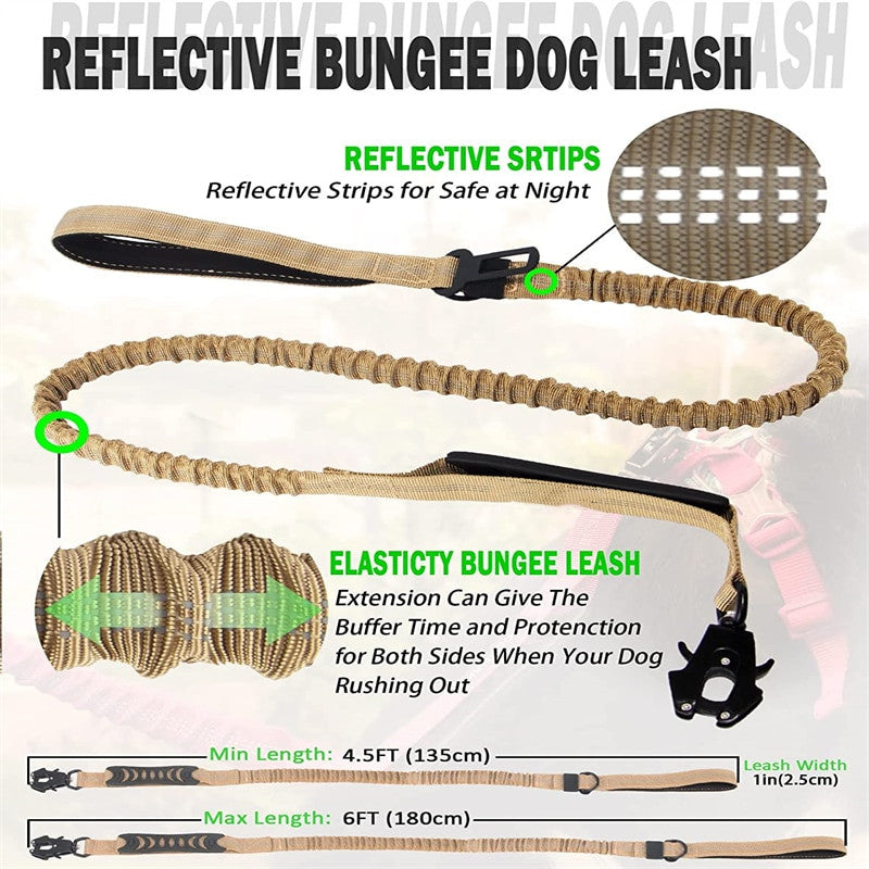 4 in 1 Shock Absorbing Dog Leash