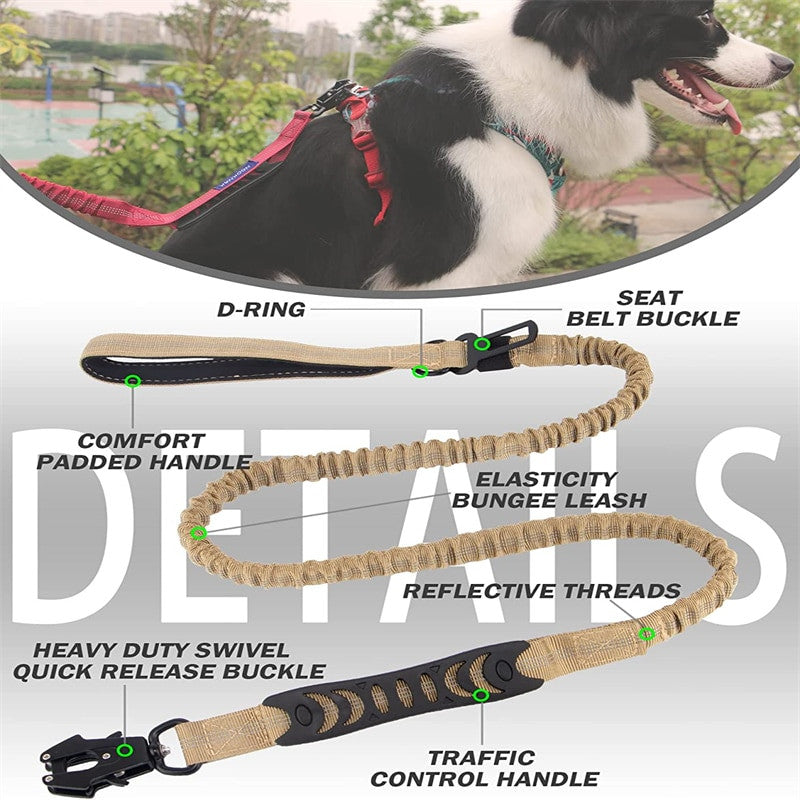 4 in 1 Shock Absorbing Dog Leash