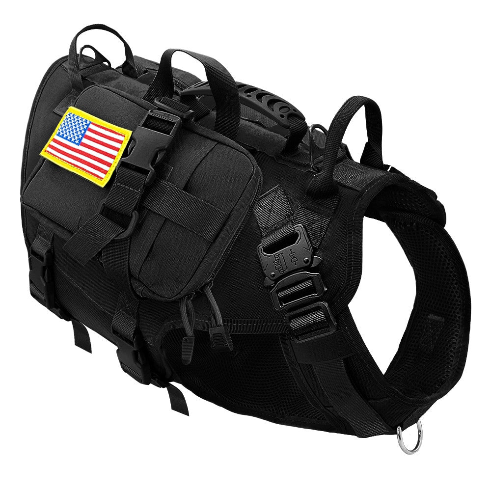 Tactical Dog Harness Military No Pull Pet Harness Vest