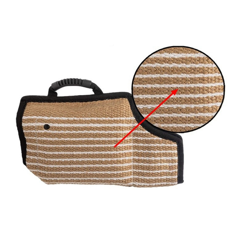 Strong Jute Dog Bite Sleeve Tug Work Puppy Training
