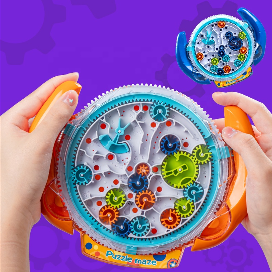 Educational Hands-on Skills Toys Colorful Gaming Gear Puzzle Maze Toys for Kids