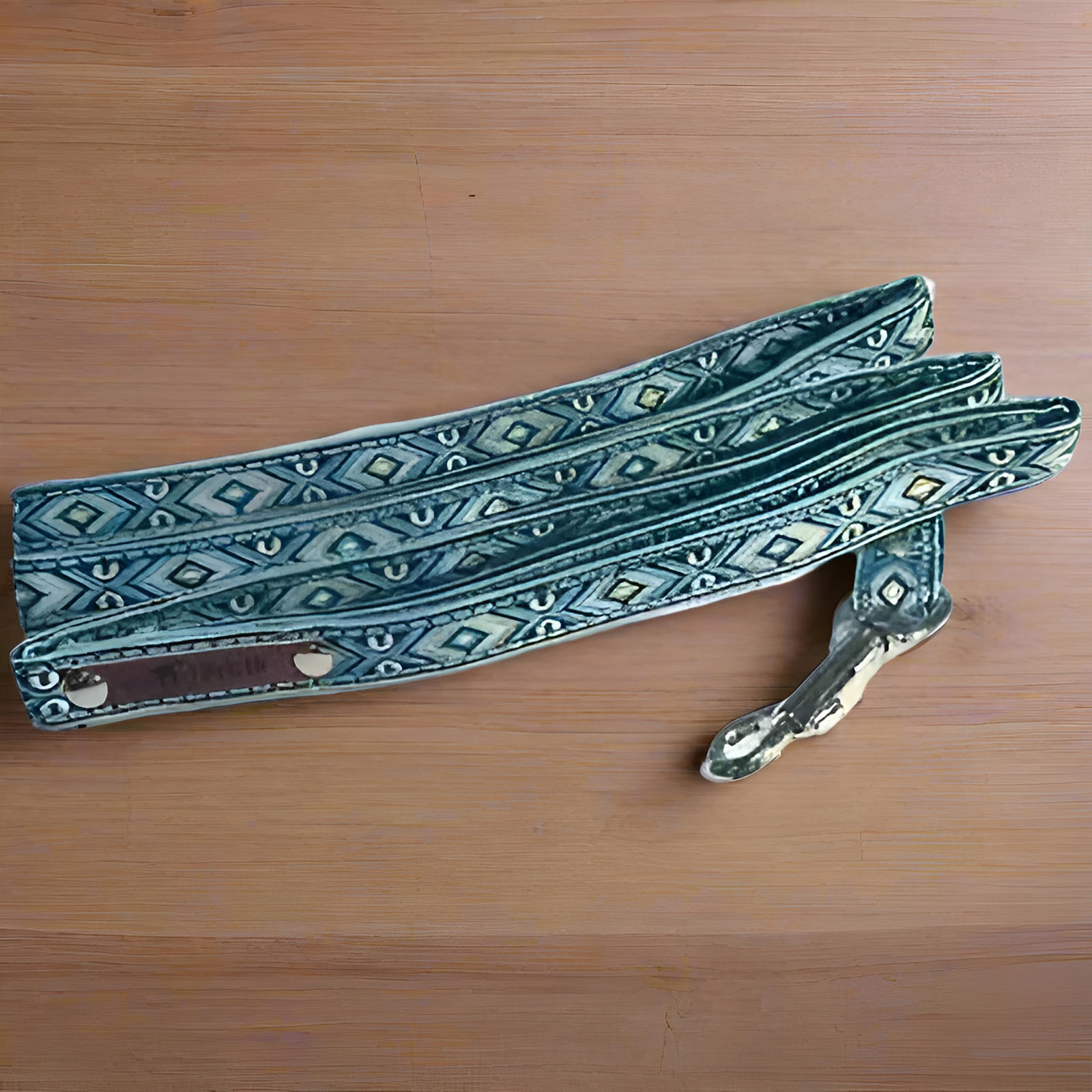 Luxury Bespoke Cotton Dog Collar & Leash Set
