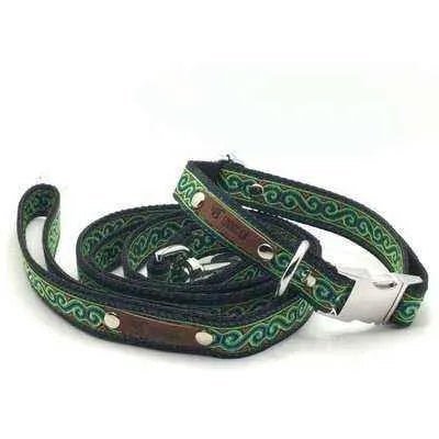 Personalised Cotton Dog Collar for Medium Breeds