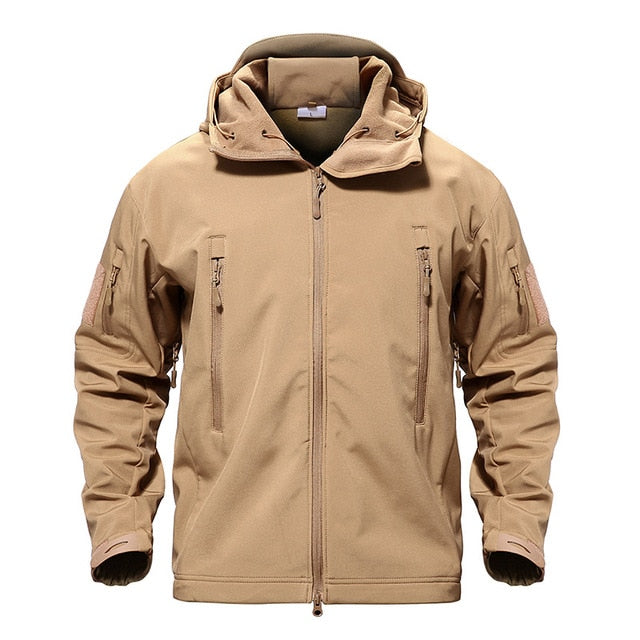 Army Camouflage Airsoft Jacket Men Military Tactical Jacket Winter Waterproof Softshell Jacket Windbreaker Hunt Clothes