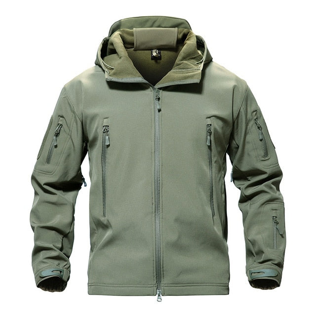 Army Camouflage Airsoft Jacket Men Military Tactical Jacket Winter Waterproof Softshell Jacket Windbreaker Hunt Clothes