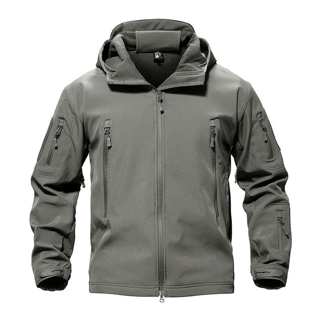 Army Camouflage Airsoft Jacket Men Military Tactical Jacket Winter Waterproof Softshell Jacket Windbreaker Hunt Clothes