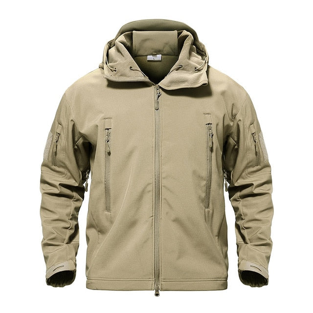 Army Camouflage Airsoft Jacket Men Military Tactical Jacket Winter Waterproof Softshell Jacket Windbreaker Hunt Clothes